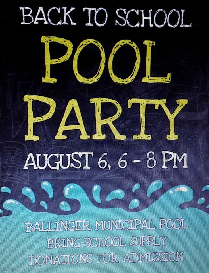 Back to School Pool Party